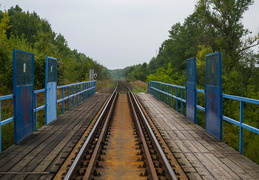Małkinia - wiadukt linii nr 34 nad linią nr 4