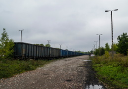 Wagony na stacji Ostrów Mazowiecka
