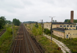 Małkinia - opuszczone obszary kolejowe