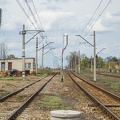 Wjazd na stację Pasieki km. 49,6