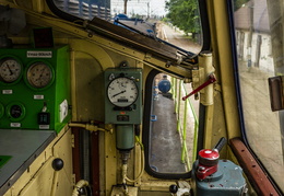 Kabina lokomotywy SM42-838