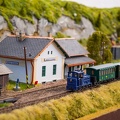 Makieta kolejki na stoisku Czech Raildays