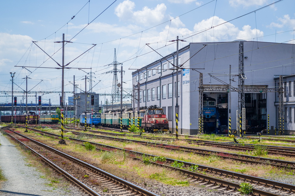 Teren lokomotywowni DKV Ostrava