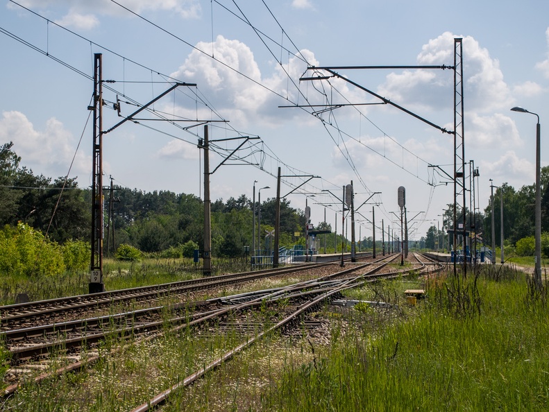 Północna głowica stacji w Mostówce