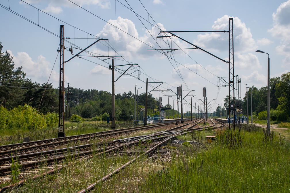 Północna głowica stacji w Mostówce