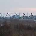 VT627 na moście w Wyszkowie