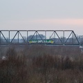 VT627 na moście w Wyszkowie