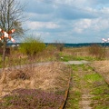 Przejazd na bocznicy przed stacją