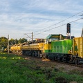 Powrót pociągu roboczego do Wyszkowa