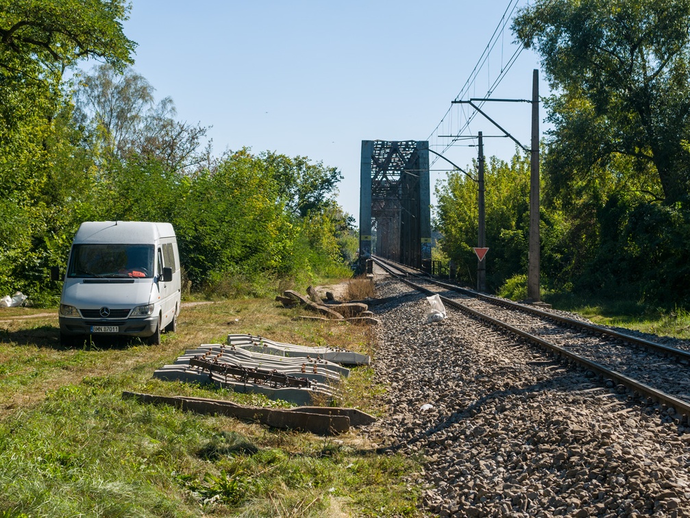 Remontowany szlak kolejowy w Wyszkowie