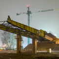 Budowa wiaduktu nad stacją w Wyszkowie
