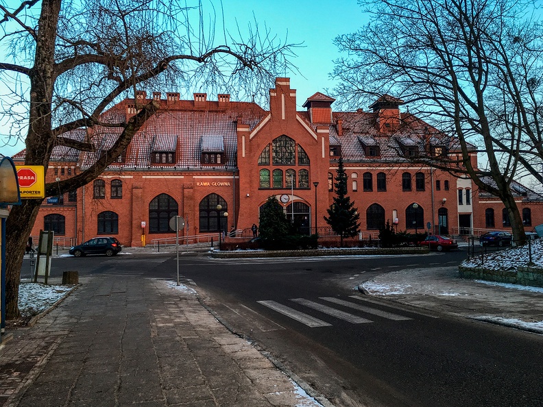 Budynek dworca Iława Główna